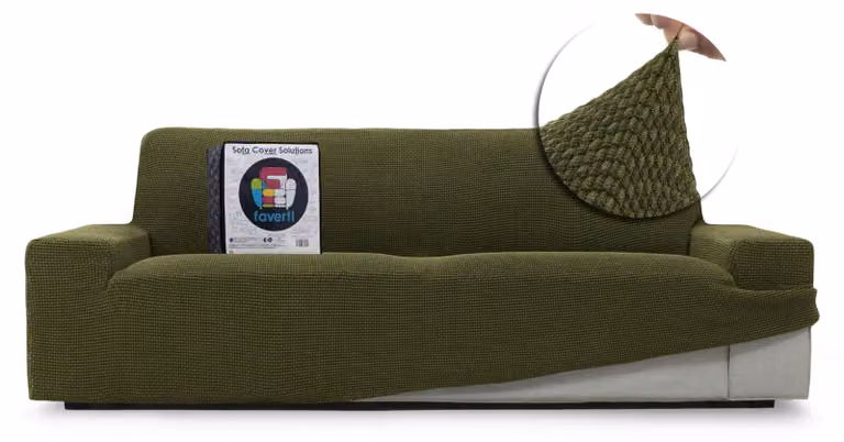 Copertura elastica per divano, adatta a divani a 3 posti, lunghezza 180-230 cm, realizzata in tessuto jacquard, ideale per il soggiorno