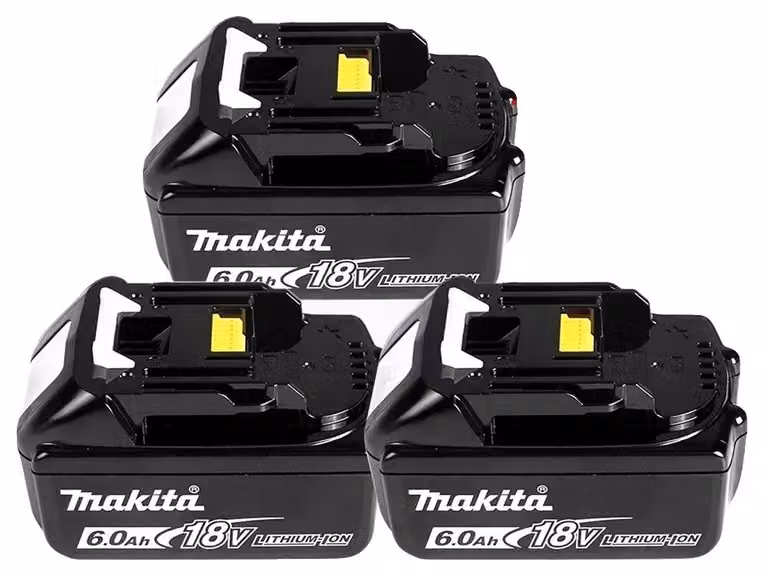 Batteria agli ioni di litio, capacità 6000 mAh, compatibile con diversi modelli, tra cui Makita 6AX3, 18V