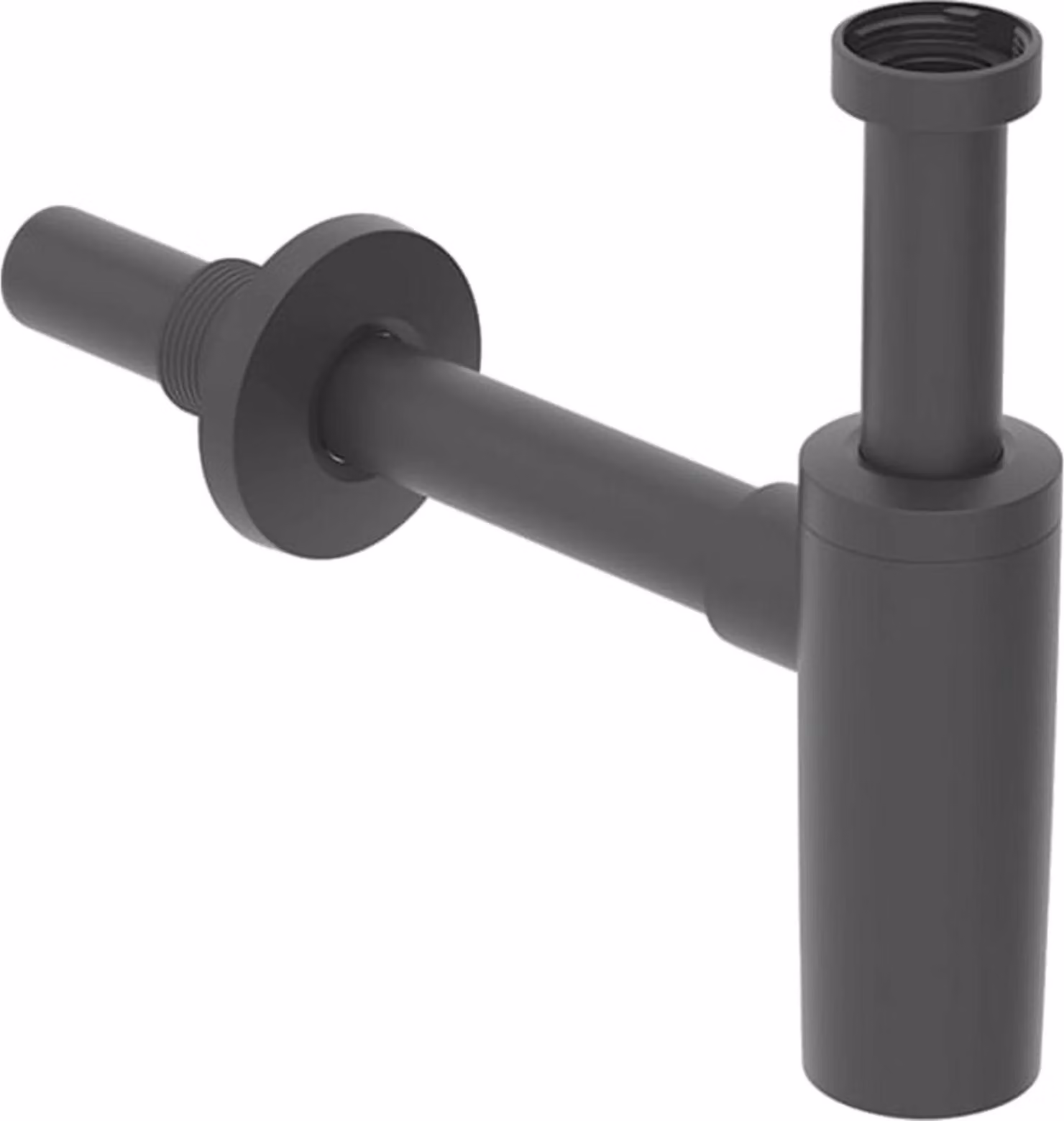 Sifone diretto Geberit per lavabo d40mmm nero opaco, 1 pz.