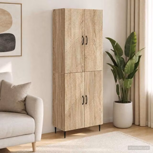 Set di armadi 2 pz Rovere Sonoma Legno ingegnerizzato 3416621