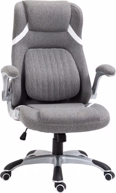 Sedia da Ufficio ¨C Minimal ¨C Tessuto, Acciaio, 68x76x109-117 cm