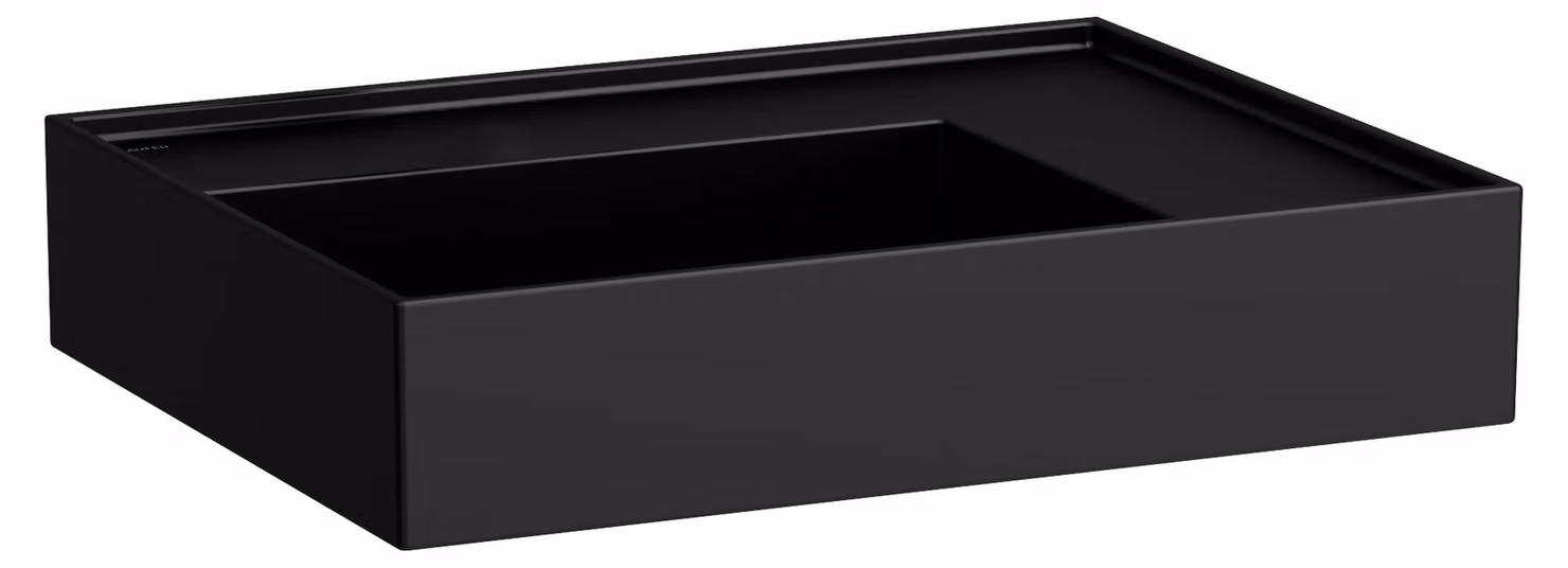 LAUFEN Kartell lavabo, sans trou pour robinet, sans trop-plein, tablette à droite, 600x460mm, H8103347161121, H8103347161121
