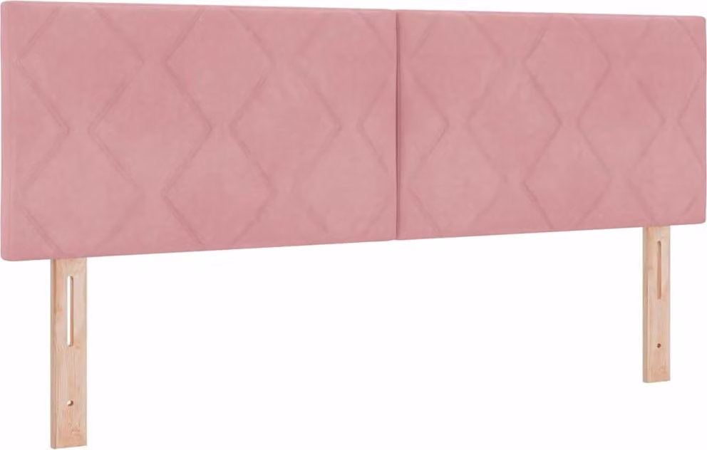 Testiera Rosa 144 cm velluto