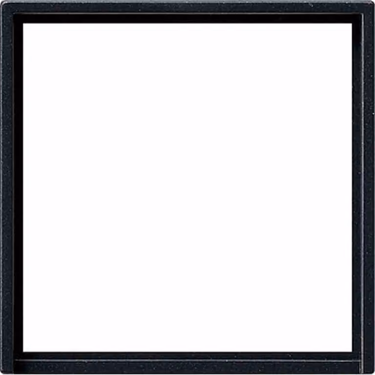 Gira telaio adattatore nero quadrato 50x50mm 0282005