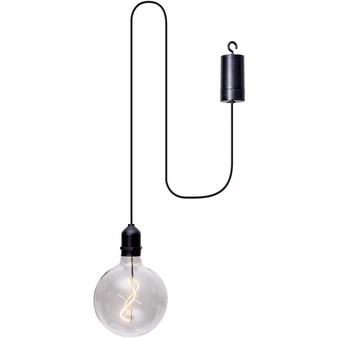 Eglo 900208 VIGNANELLO LED lampada a sospensione per esterni 0,06W Ø125mm nero bianco caldo IP44