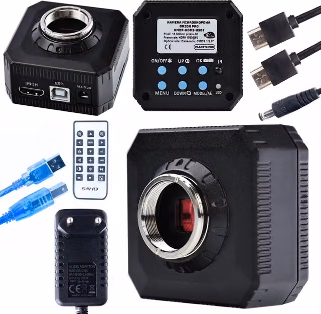 Panasonic Camera Microscopica in Metallo, Colore Nero