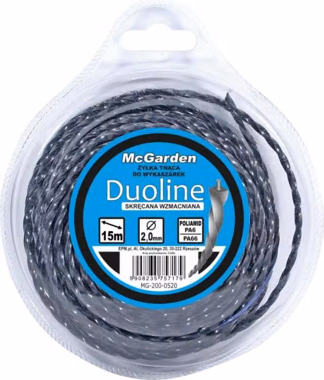 Filo Per Tagliabordi Rinforzato Duoline 2,4 Mm*15