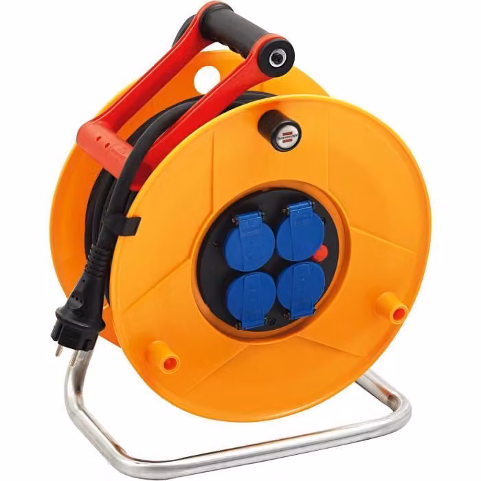Prolunga Pro S Pro a 4 poli con interruttore differenziale, 25 m, H07RN-F 3G2,5