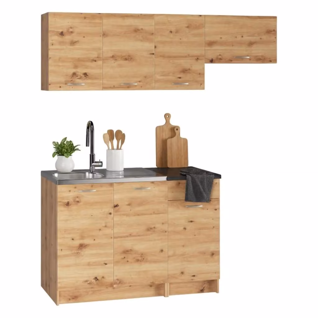 Cucinino Modulabile Sora DMORA Marrone Rovere L: 120 cm, P: 60 cm, H: 85 cm – 2