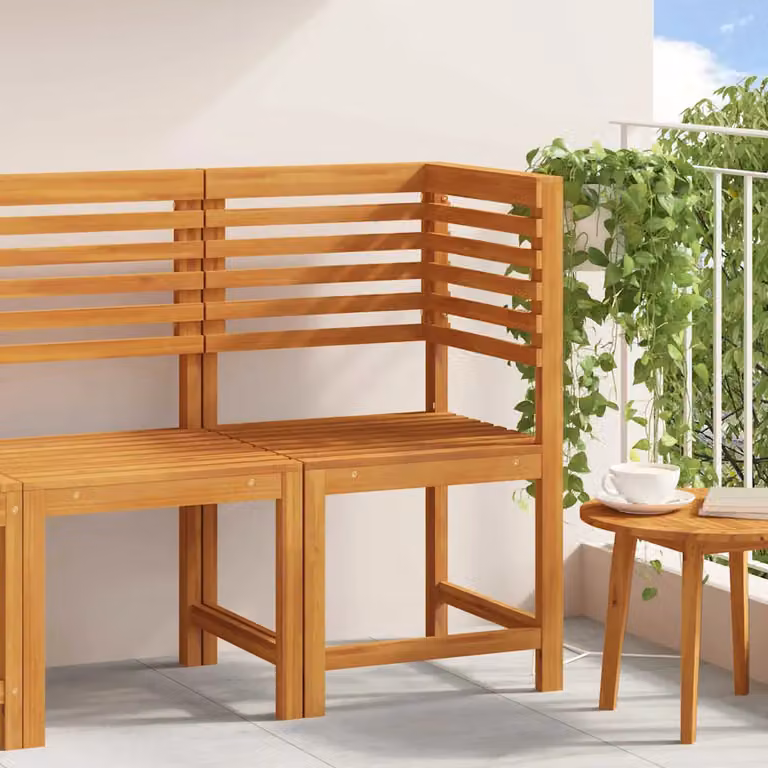 Sedia da giardino moderna vidaXL in legno di acacia marrone L/P/H: 50 x 50 x 91 cm