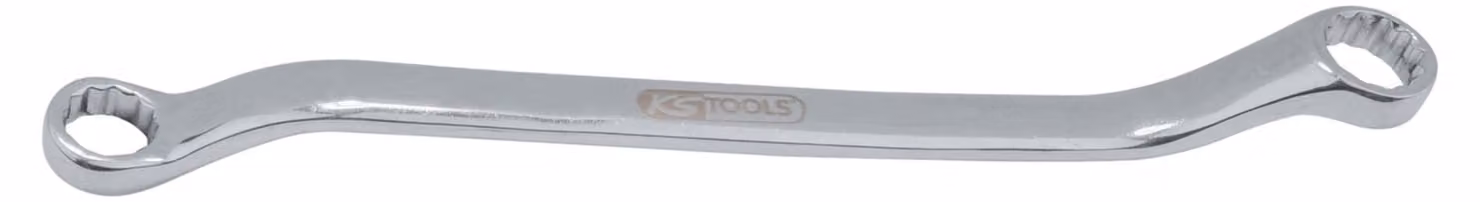 KS TOOLS ACCIAIO INOX Chiave a doppio anello a gomito 8x9 mm - 964.1103