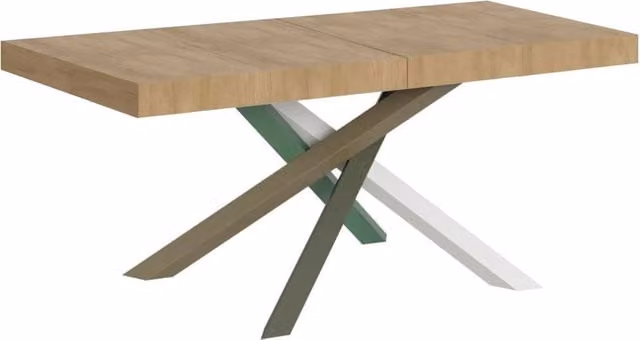 Tavolo allungabile Volta Premium Bs Com in finitura Quercia Natura e colore marrone, L/P: 90 x 130/234 cm – 1