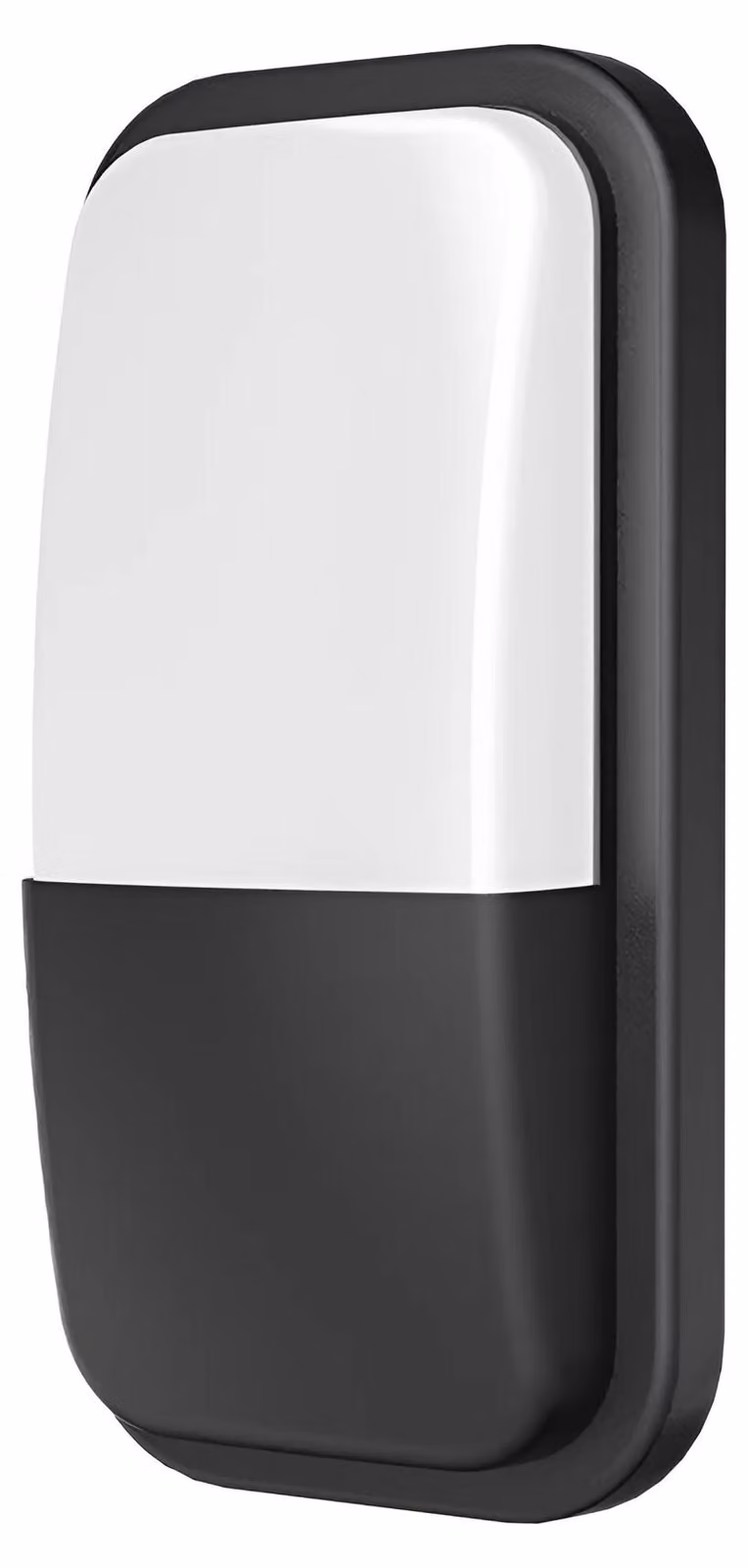 Lampada da parete LED esterna Braytron, 15W, luce calda 3000K, 1460 lm, grado di protezione IP65, forma quadrata, colore grigio, diffusore piatto