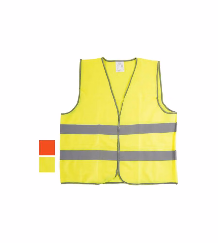 Gilet Alta Visibilità Veicoli Arancione Protexio 07514