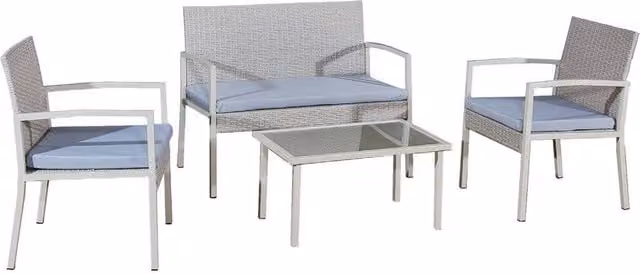 SET GIARDINO IN POLYRATTAN 'EURIALO'