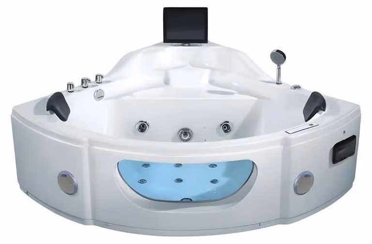 Hydromassagewanne Blubberbad Whirlpool Spa-Bad Whirlwanne 150x150 cm
