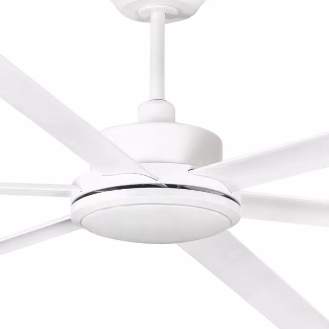 ROTTERDAM 30 XXL, Ventilatore senza Luce, Faro Barcelona Colore: Bianco