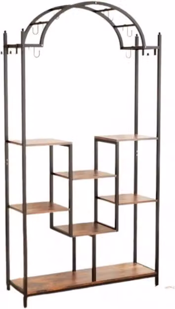 Scaffale a 5 livelli per esterni e interni - display per giardino e balcone - mobile per oggetti da esporre
