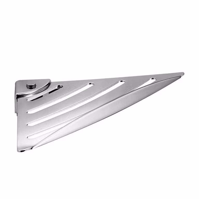 Porta oggetti angolare acciaio inox cromato serie Essential ES80 Gedy