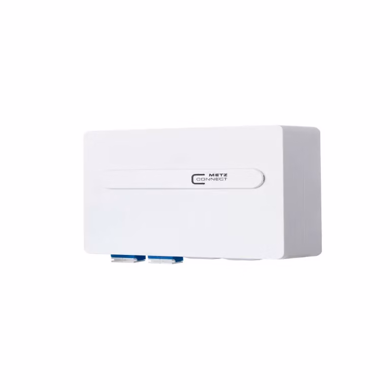 Metz Connect OpDAT ADT VIK 2xLC-D UPC (blu), OS2, bianco puro RAL 9010 1501107R02HC