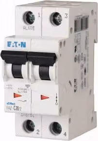 Interruttore automatico Eaton, 13 A, 2p, caratteristica: B 278732