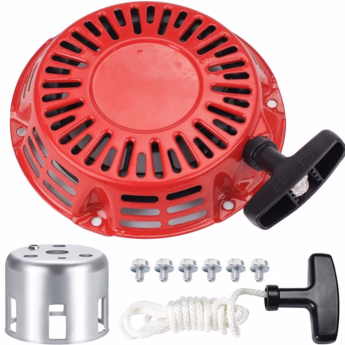 Kit di avviamento a contraccolpo - Compatibile con motori Honda GX120, GX160, GX200 - Codice prodotto: WA-NL-483