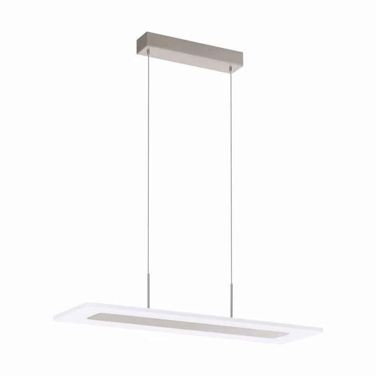 Eglo 96863 Manresa LED lampada a sospensione 19W nichel satinato