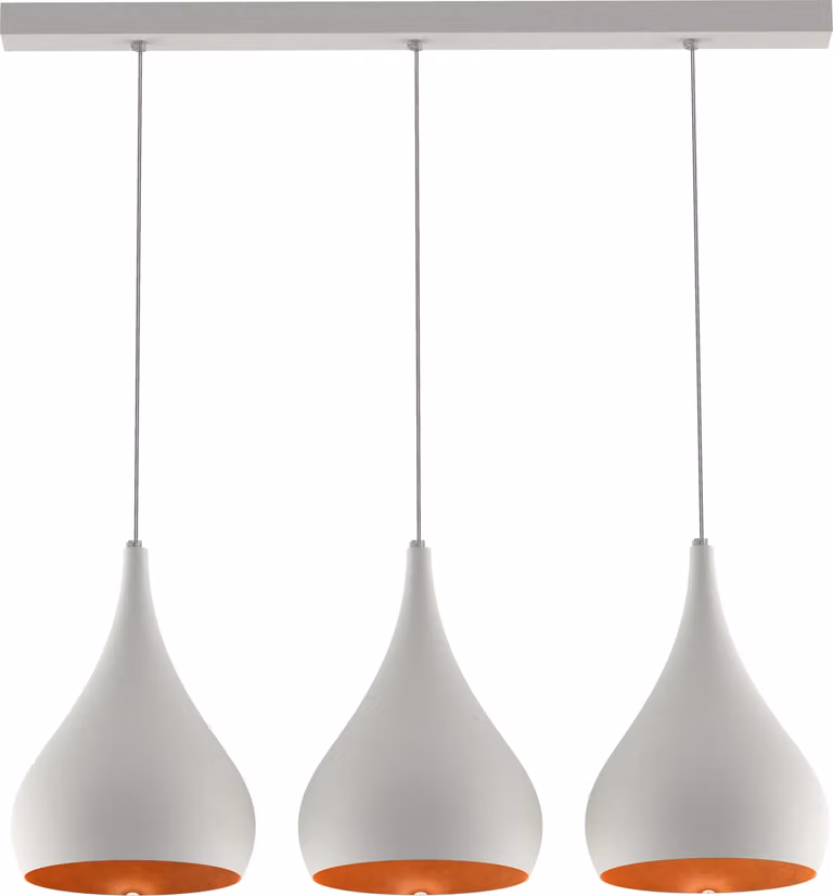 Lampada A Sospensione Calice Lineare X3 Foglie