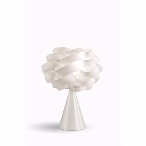 Lampada Ricaricabile Da Tavolo Polilux ® Bianco 1 Luce Led D28Cm