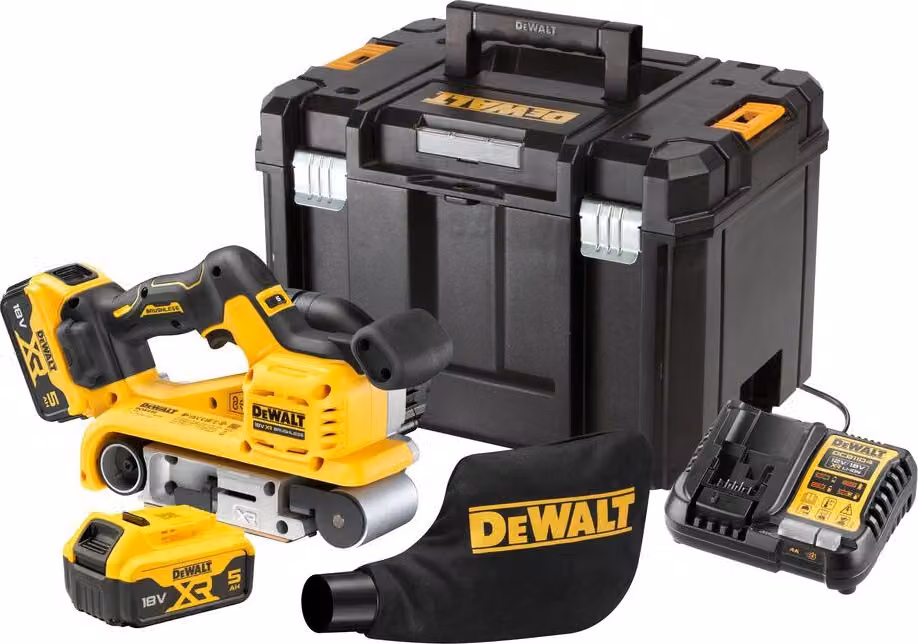 Smerigliatrice a nastro Dewalt 18V Dcw220P2 2X5.0Ah 75X533Mm Tstak