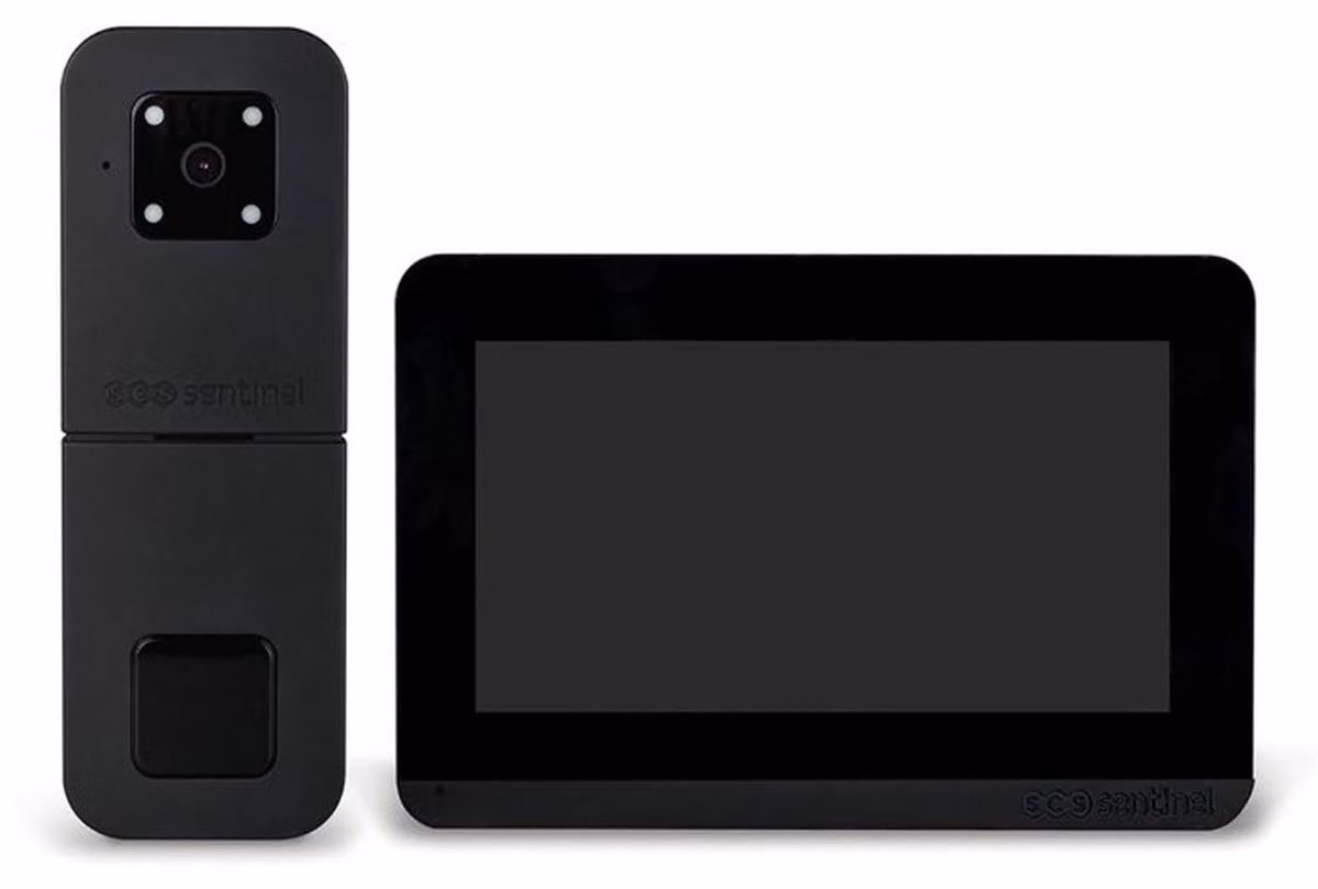 SCS Sentinel HeyView Smart Air: citofono video wireless da 7" con connessione WLAN, controllo tramite app e visione notturna a colori