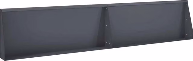 Set di 2 muri di contenimento Videx in acciaio colore antracite L: 100 cm, H: 40 cm, P: 12 cm