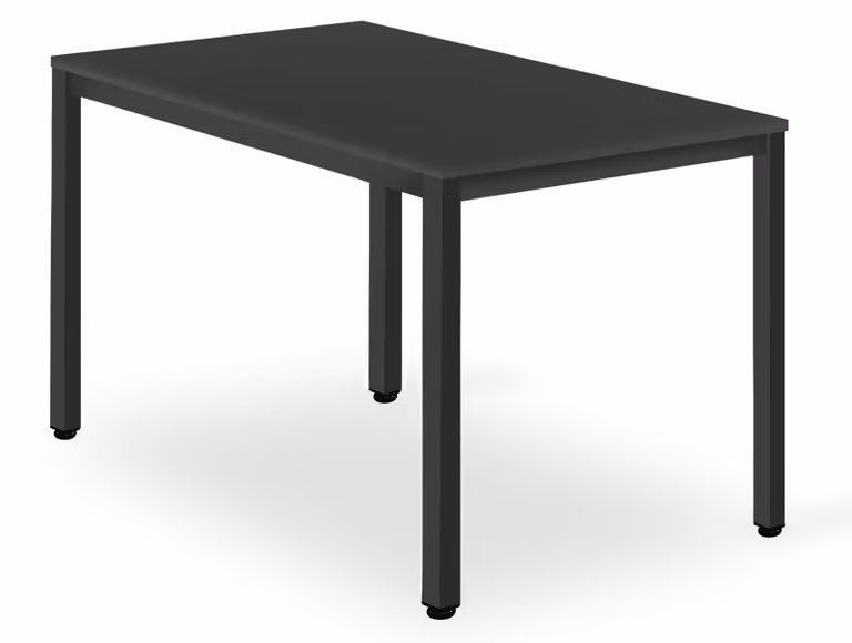 Tavolo - Leobert - Tessa - Nero/Gambe Nere - 120 X 60 X 75 Cm