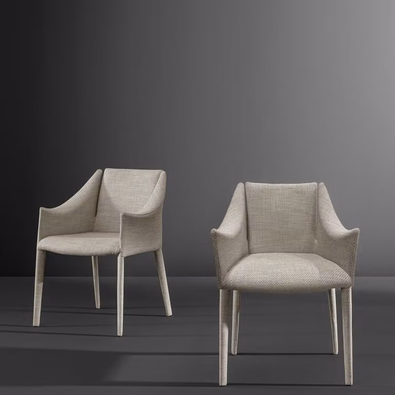 Sedia Vela Bonaldo gambe in metallo o rivestite