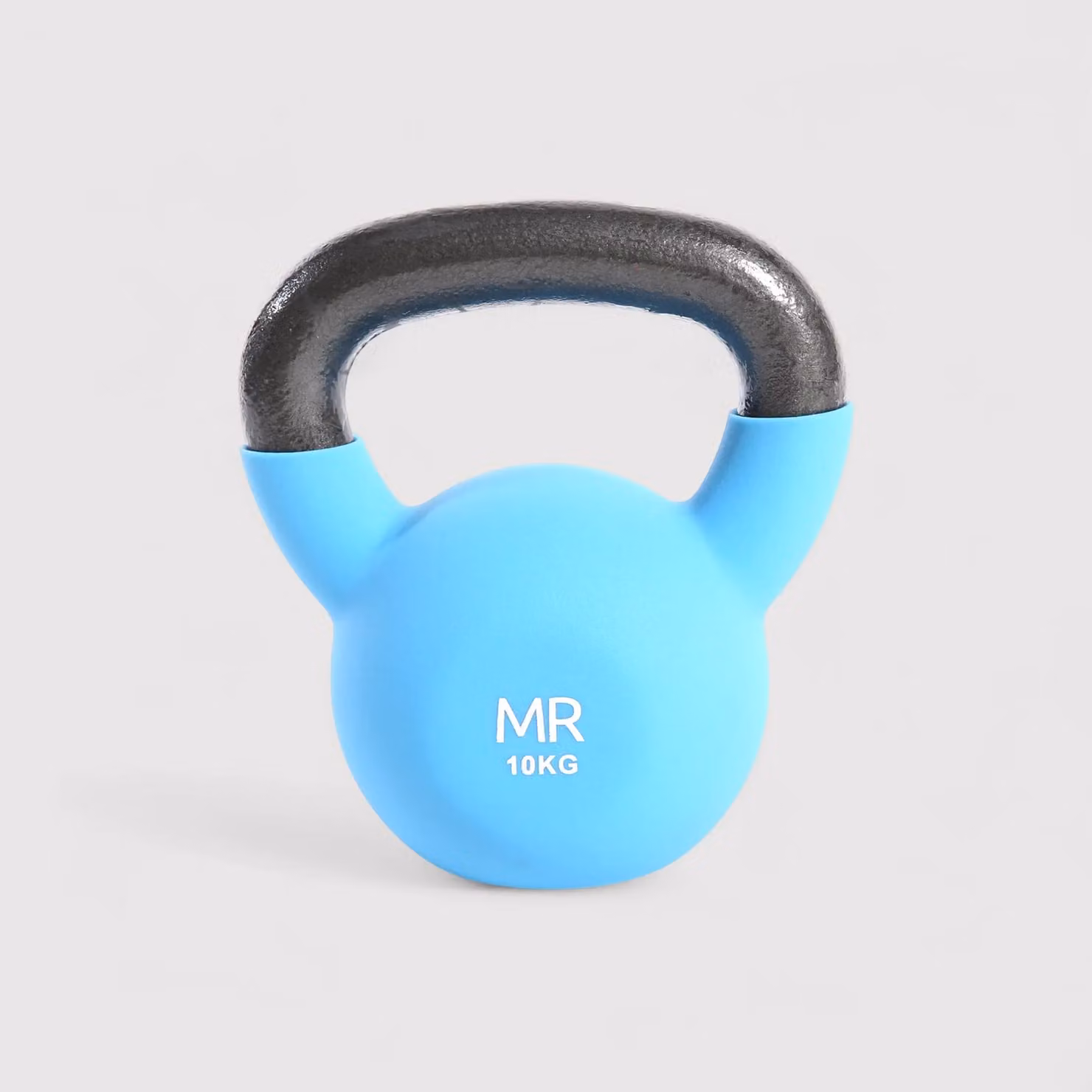 Kettlebell in neoprene 10 kg per esercizi di forza e resistenza