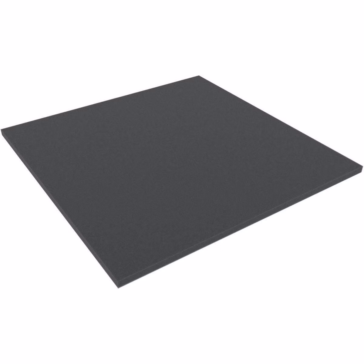 Piastra in schiuma 345x345x4 mm, a pori fini, senza cloro, senza acidi