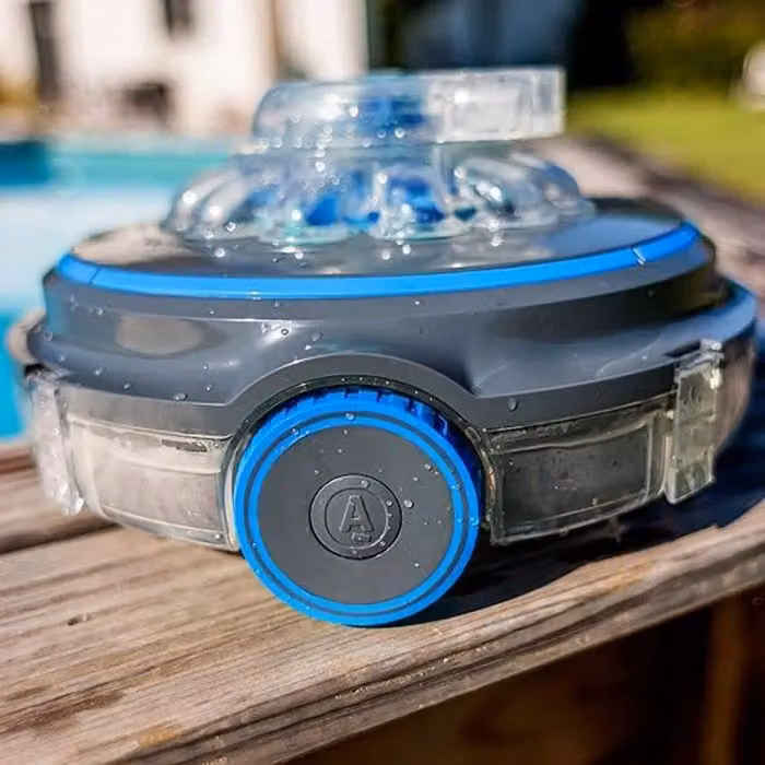Robot pulitore automatico a batteria WET RUNNER PLUS di GRE per piscine fuori terra e interrate – 2
