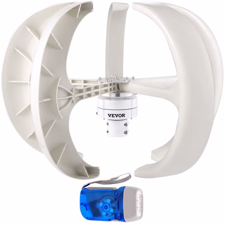 Generatore eolico da 600W a 12V - Turbina solare resistente e fonte di energia portatile per camper e barche