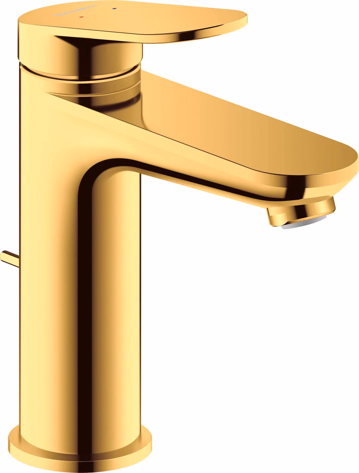 Duravit Wave Mitigeur monocommandé pour lavabo, saillie 122 mm, avec garniture découlement, WA1020001034, WA1020001034