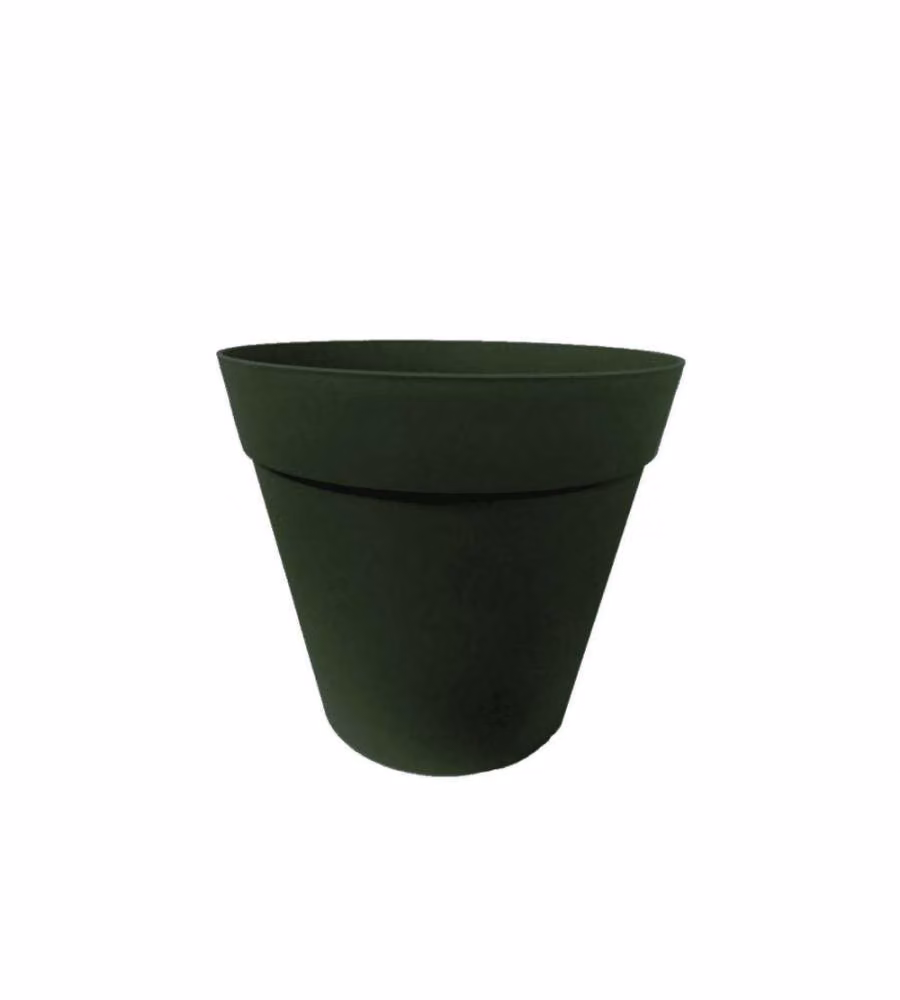 Telcom Vaso conico Chicago 25x22 cm verde per interni ed esterni