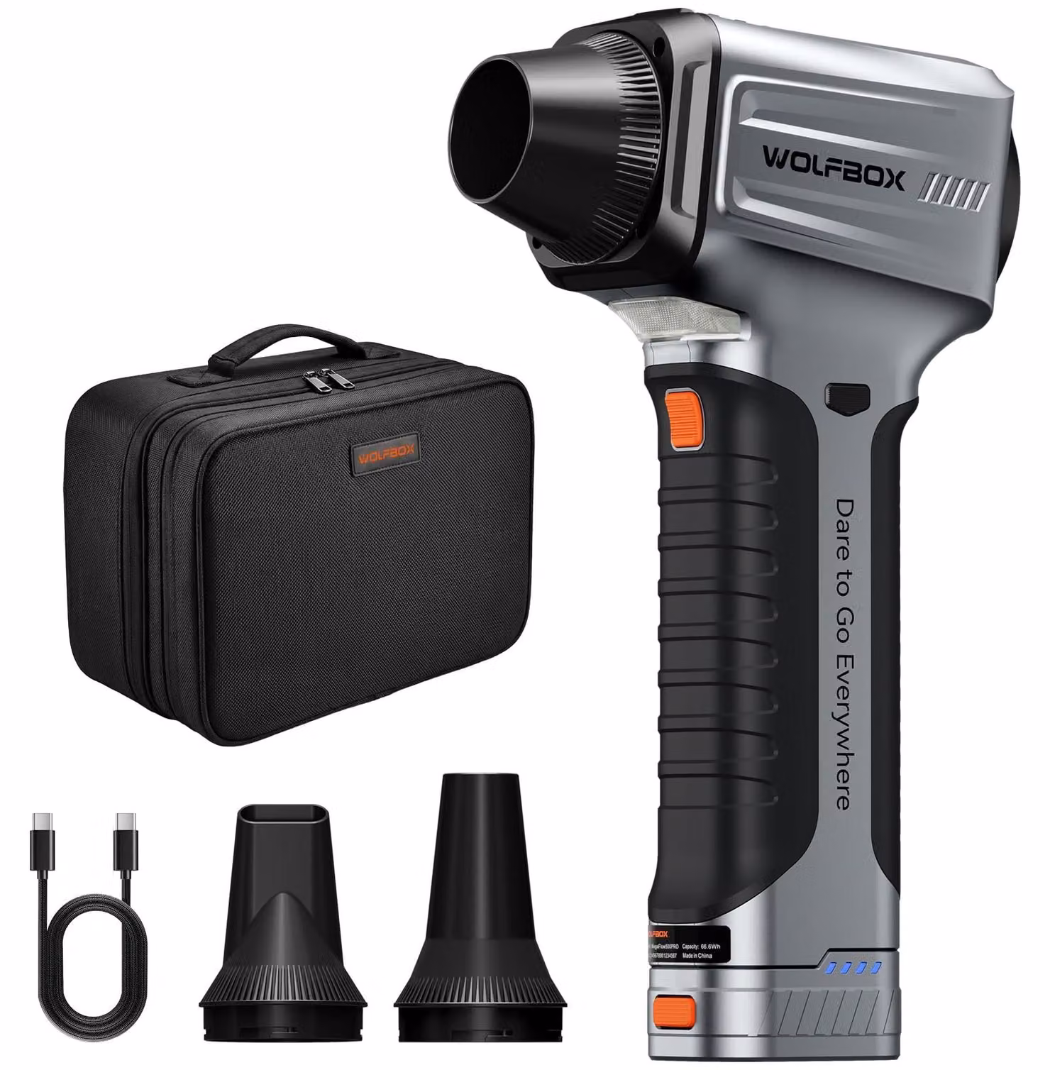 Soffiatore a batteria Accu 500 W 40 V - Leggero e senza fili - Ideale per giardino, auto e terrazzo