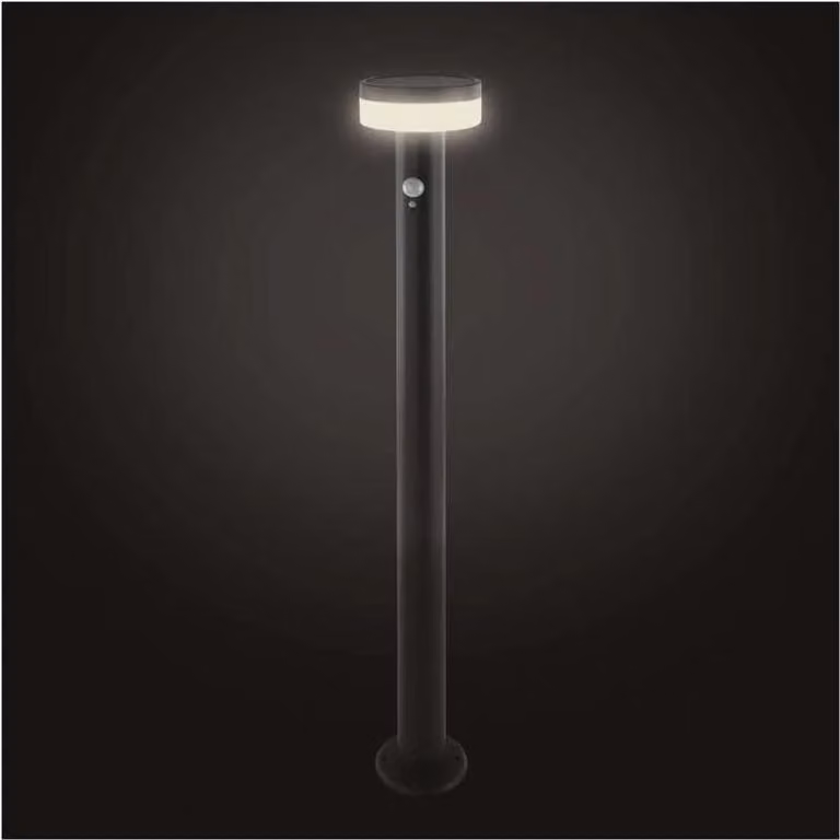 EMOS Luce solare LED antracite da giardino con sensore di movimento Terion 2W IP44 80cm ZGJ0F4S