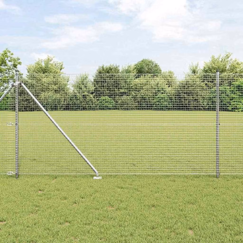 Recinzione in rete saldata con punte 10 x 0,8 m (L x H)