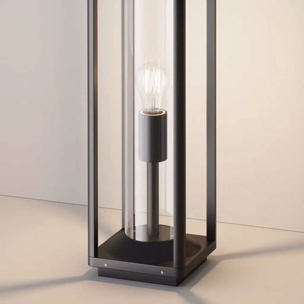 Maytoni Lampada da Esterno Moderna Cell con Sensore di Movimento, Colore Grigio, Materiale Alluminio, IP54, Attacco E27 – 2