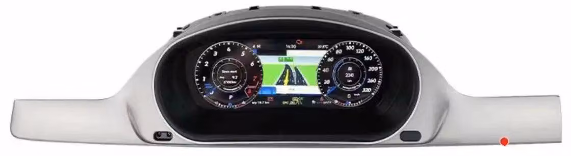 Cruscotto digitale - Pannello strumenti LCD - Display del cruscotto dell'auto - Gruppo strumenti - Schermo HD da 12,3 pollici