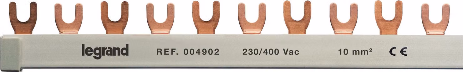 Legrand barra a forcella, 3 poli, 1 m, 10 mm², 1 pz.