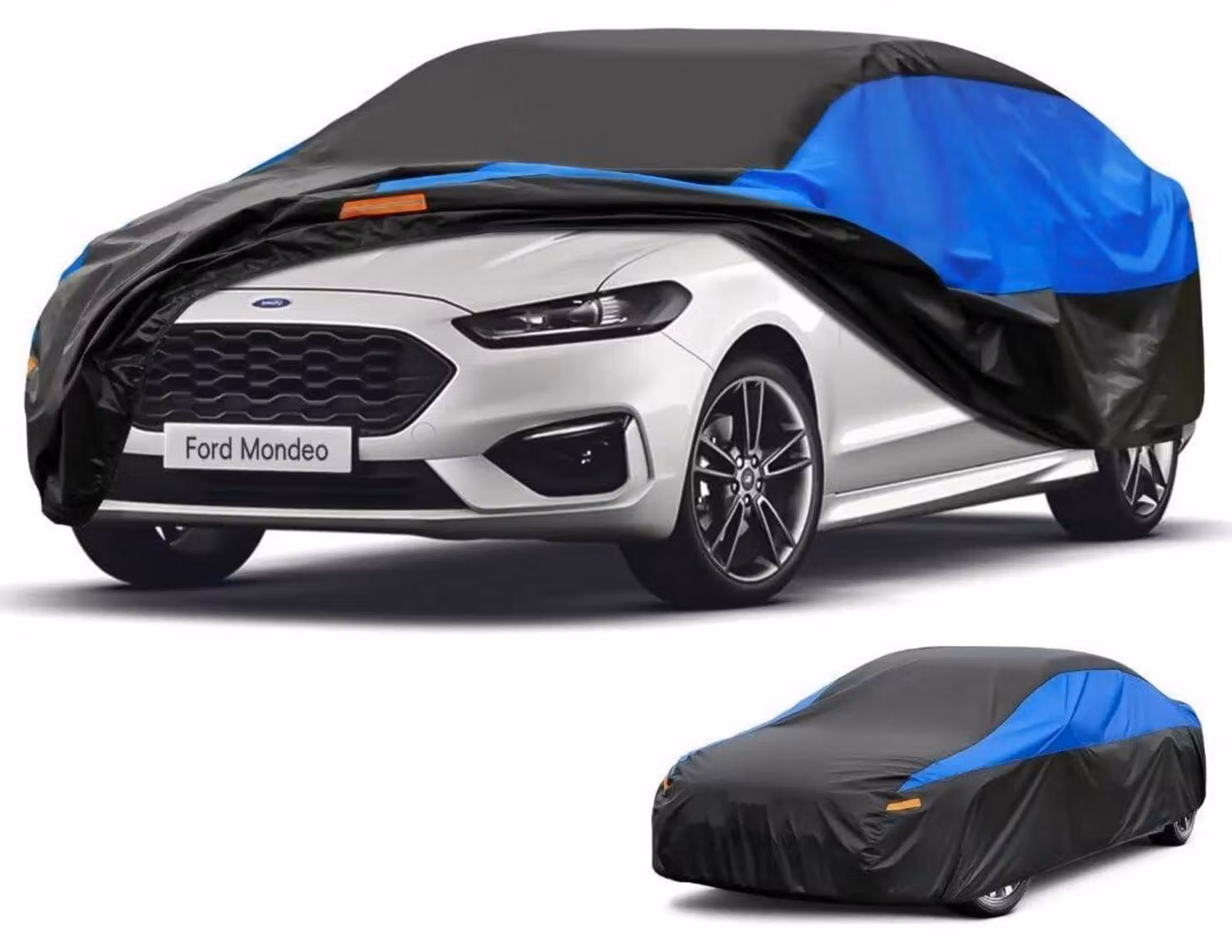 Copertura impermeabile e traspirante per auto, adatta a Ford Mondeo dal 2001 al 2024, disponibile nei colori nero e blu