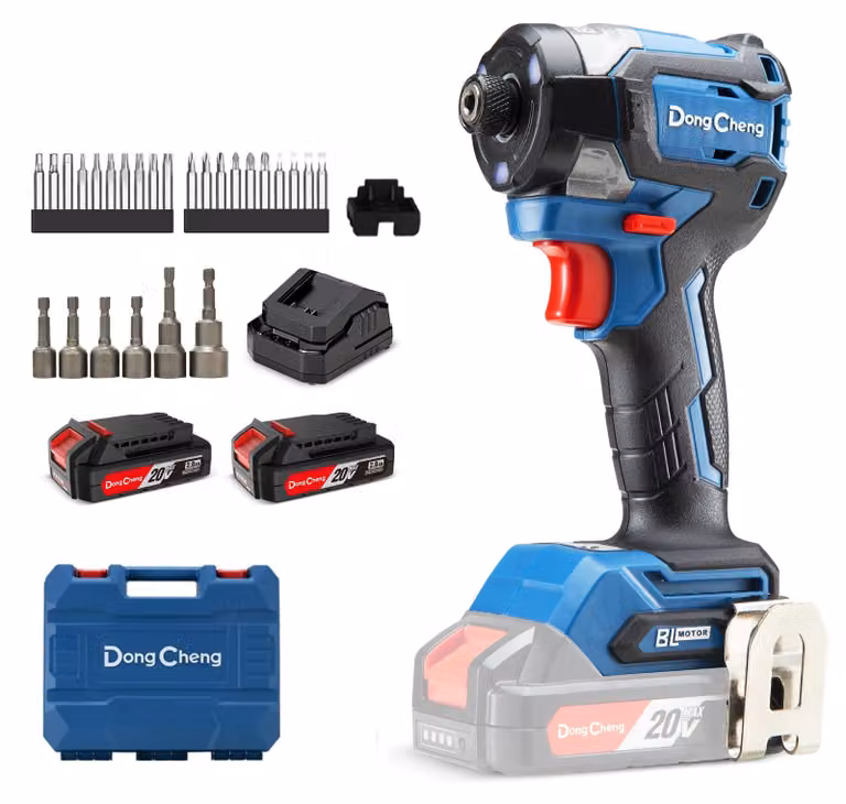 Avvitatore a batteria da 20 V - Coppia di 208 Nm - 2 batterie - Design compatto