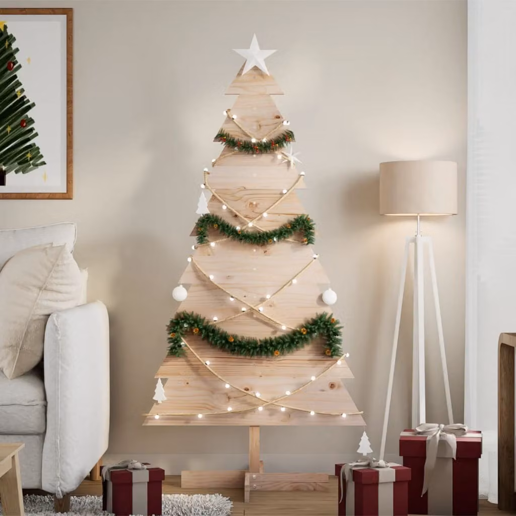 Maison Exclusive - Albero di Natale in legno da decorare 150 cm in legno massello di pino