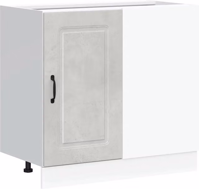 Mobile da cucina Kalmar con vano contenitore 86 x 46 x 81,5 cm legno composito grigio cemento 02_0050516